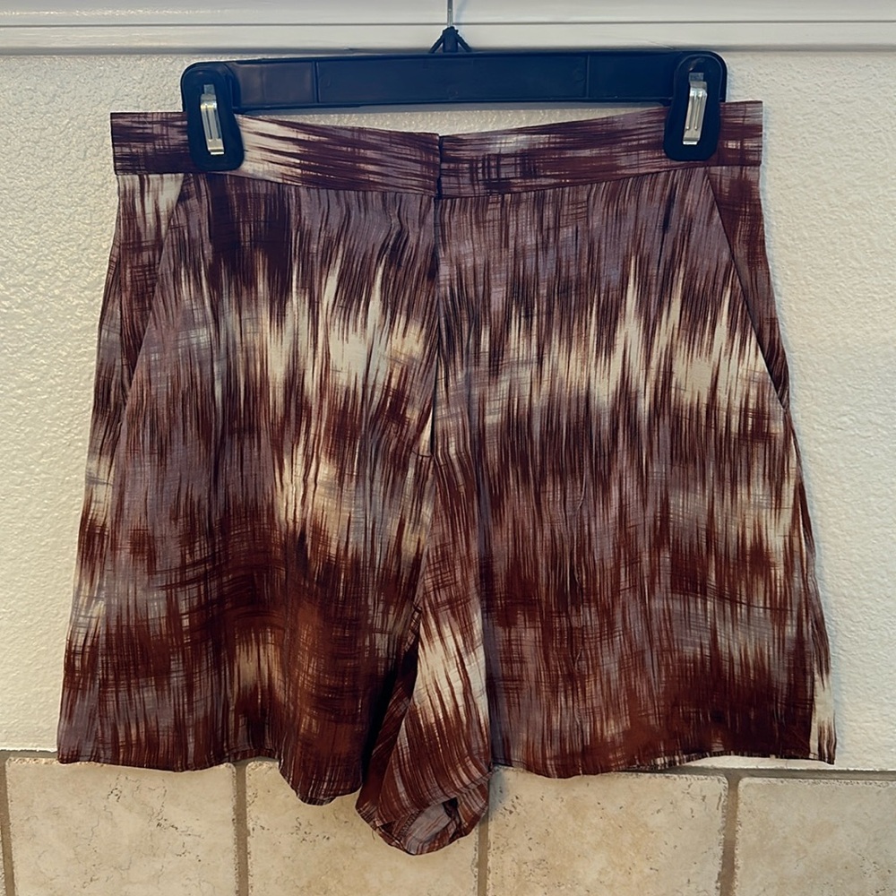 Elizabeth & James High-Waist 100% Silk Shorts